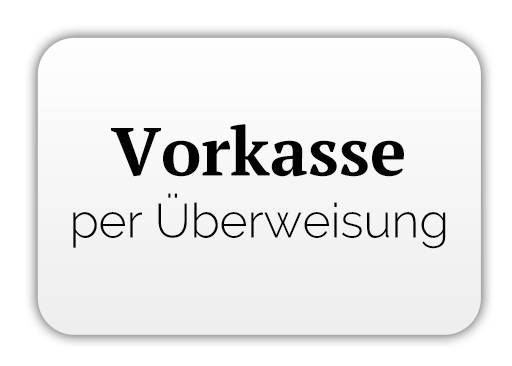 Vorkasse per Überweisung